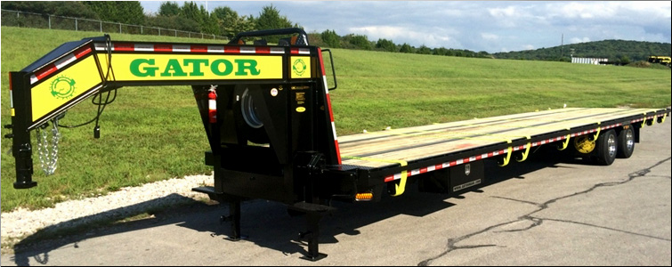 EQUIPMENT TRAILER - TANDEM DUAL GOOSENECK TRAILER FOR SALE  Cocke County, Tennessee